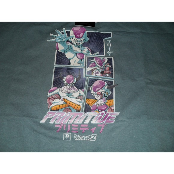 Primitive Dragon Ball Z Slate Tee T-Shirt Teal Short Sleeve Graphic XL - Picture 1 of 7